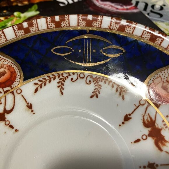 Antique Royal Vale Colclough Imari Cup and Saucer, made in Longton, England. - Picture 9 of 16